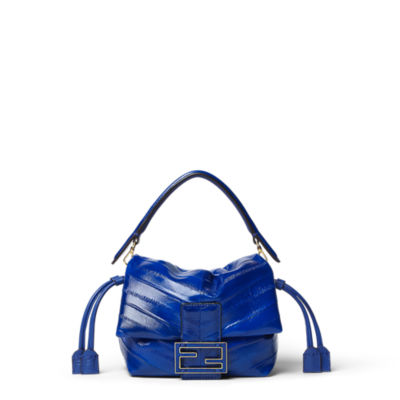 バゲット® ソフト スモール プレシャスレザー ブルー | Fendi