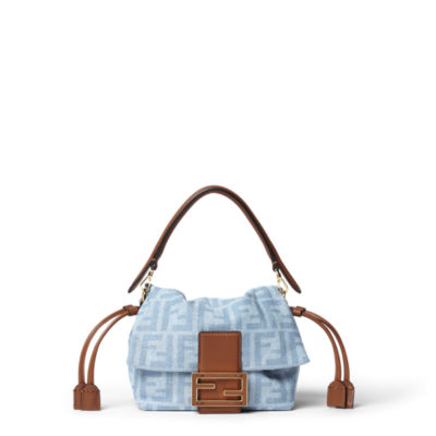 Mamma Baguette スモール デニム ライトブルー | Fendi
