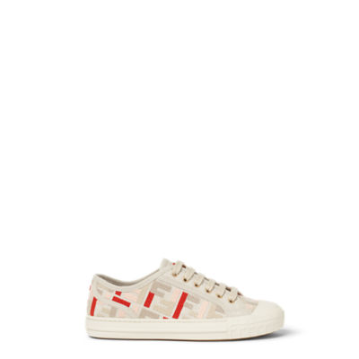 【FENDI】DOMINO CANVAS RIC.FF MULTICOL◆8E8325ARIV FENDI Domino Canvas Sneakers - Multicolor | VAO Concept Store
