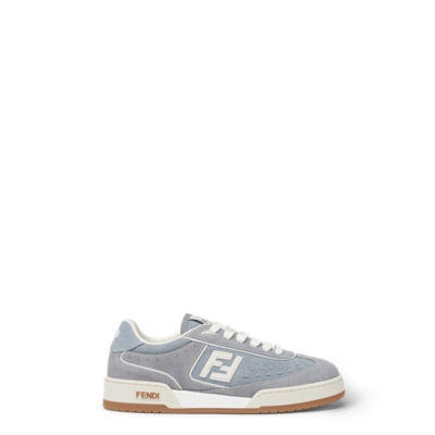 スニーカー FENDI Embroidered Fabric And Suede Sneakers 8E8670ASB3F1SV1_01