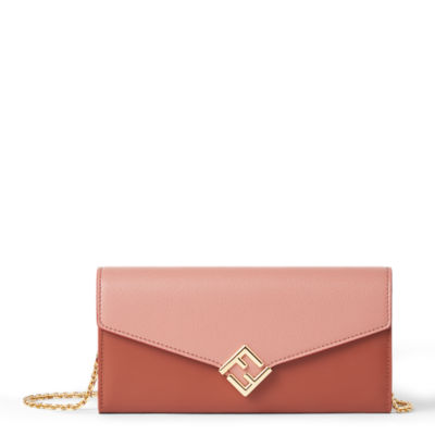 FENDI FFダイヤモンド財布 FFダイヤモンド財布 レザー ブラック | Fendi