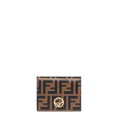 Small Wallet - Brown leather wallet | Fendi