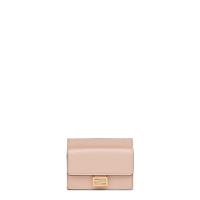 Fendi pink shop card holder