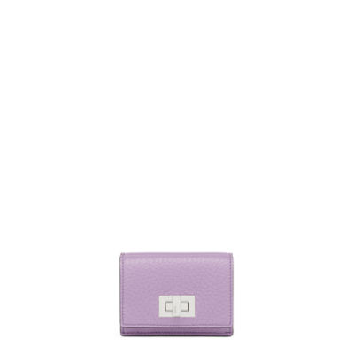 ピーカブー マイクロ 三つ折り財布 - パープルレザー 財布 | Fendi