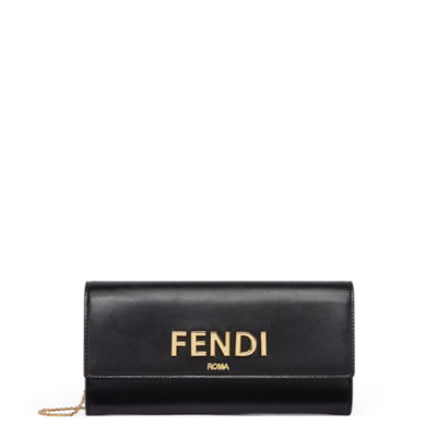 FENDI ROMA財布 - ブラックレザー 財布 | Fendi