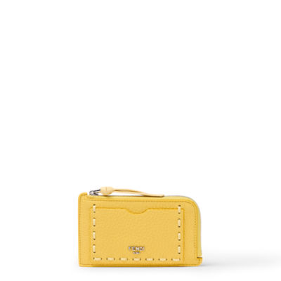 ピーカブー カードケース カーフレザー イエロー | Fendi