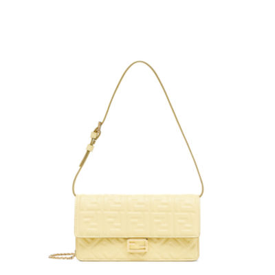長財布 Fendi Pastel Green Nappa Leather Baguette Wallet Fendi Pastel Green Nappa Leather Micro Baguette Wallet
