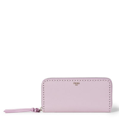 Selleria Zip Around Large - Purple | FENDI US