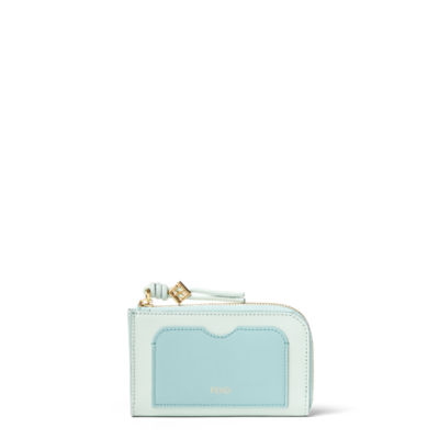 FF Diamonds Card Case Pouch - Green | FENDI US
