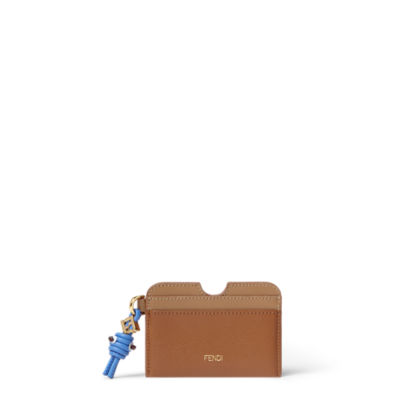 FF Diamonds Card Case - Brown | FENDI US