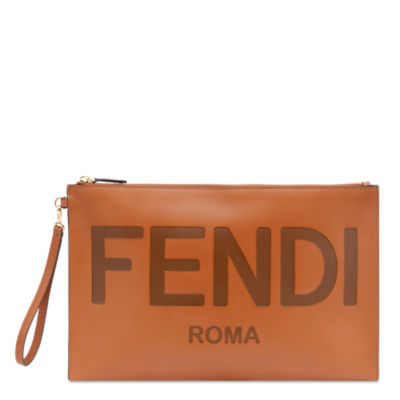 Fendi - Pouch for Man - Brown - 7N0110AJF8F1EGA