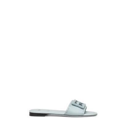 Baguette Cuoio Romano leather Light blue | Fendi