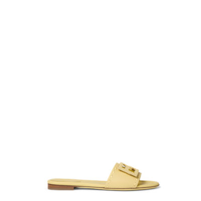 Fndiページ FENDI Snakeskin Leather Sandals | Yellow | FARFETCH