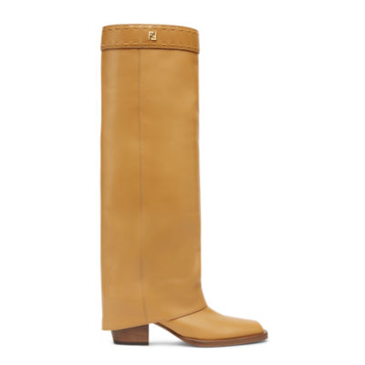FENDI フェンディ ロング ブーツ 36 1/2 23.5、23 こげ茶