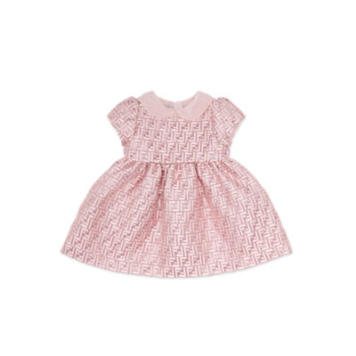 Baby Dress Fabric Pink | Fendi