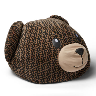 Teddy bear pouffe - Brown | FENDI NL