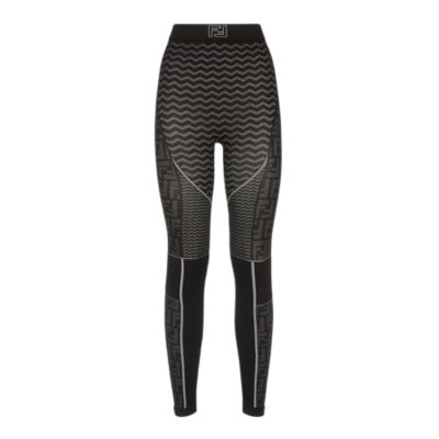 Leggings - Black tech fabric leggings