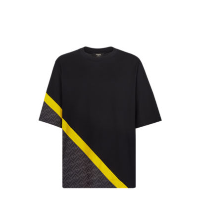 Tシャツ - ブラックジャージー Tシャツ | Fendi