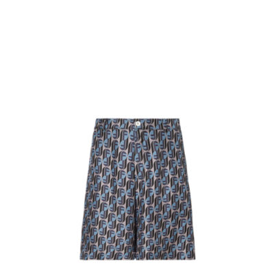 【送料&関税込】Fendi Wool And Silk Shorts Fendi - Baby Boys Grey Wool Shorts | Childrensalon Outlet