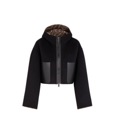 Jacket - Black wool jacket | Fendi