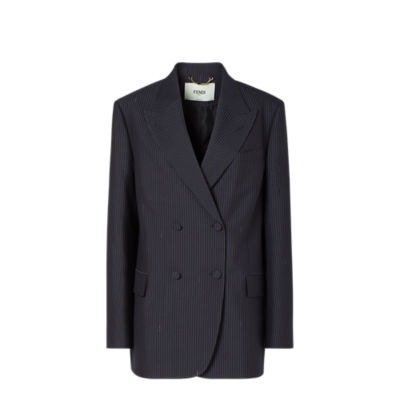 ジャケット ウール ブルー | Fendi