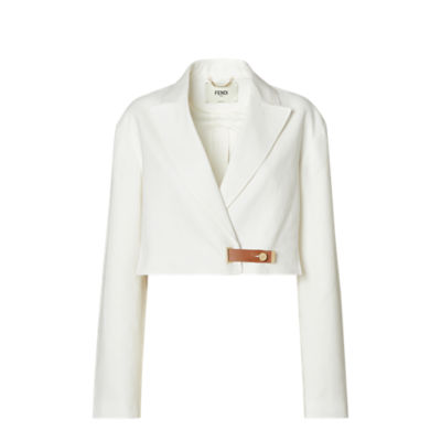 Jacket - White | FENDI SG