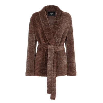 ジャケット FENDI Women Jackets FAN198AT8HF1RX9 BROWN Shop Women's Designer Brown Jackets | FENDI US