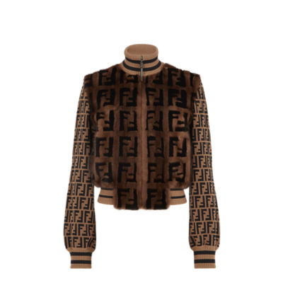 Fendi fur 2025 bomber jacket