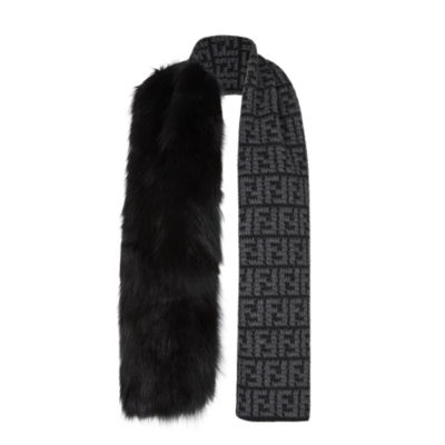 Fendi mink hot sale scarf