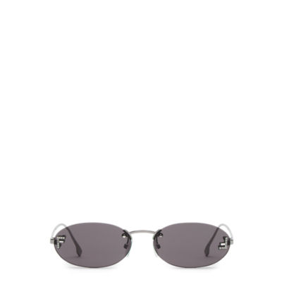 Fendi First Crystal Ruthenium coloured sunglasses Fendi