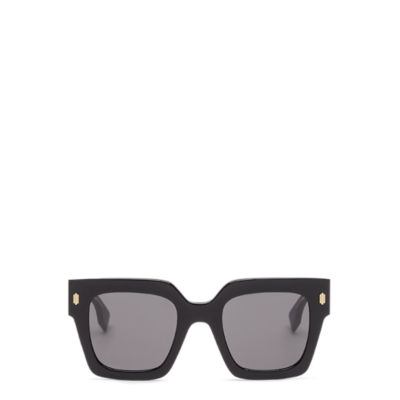 Fendi Fendi Roma Blue Square Acetate Sunglasses