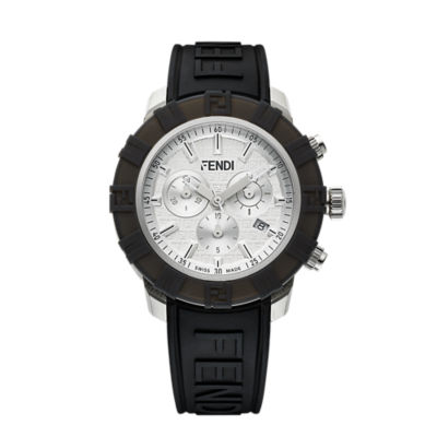 FENDI - Relógio em aço, fundo salmon, Máquina quarz, Ap