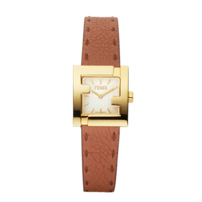 Fendi outlet leather watch