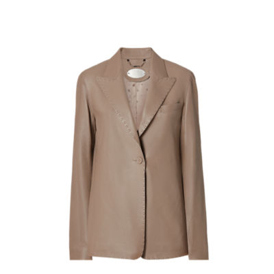 ジャケット FENDI Woman Jacket Beige FJ7474ARU5 F1NY8 Beige Satin Jacket - Fendi - Women | WE IN STYLE