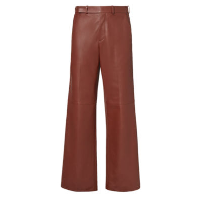 パンツ レザー ブラウン | Fendi