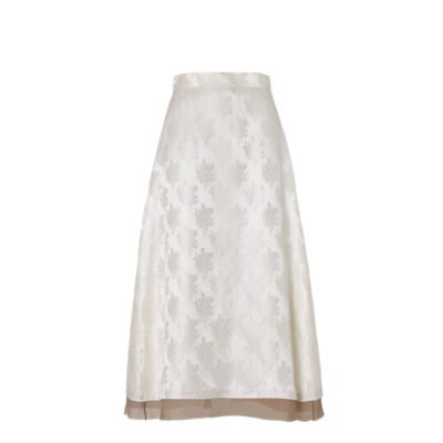 VIP【送料関税込】FENDI EMBROIDERED MIDI SKIRT Skirt Fabric Pink | Fendi