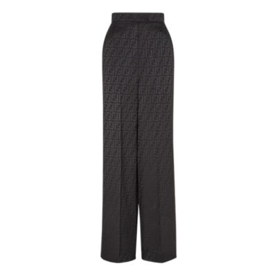 Fendi Vintage Black Wool Trousers S Fendi