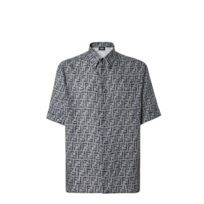 送関込★FENDI★コットン Tシャツ★BLUE Fendi Blue Cotton T-shirt | italist
