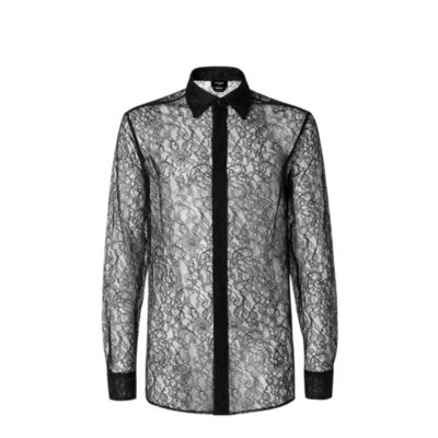 FENDI ブラック　シャツ 　メンズ Shirt Cotton Black | Fendi
