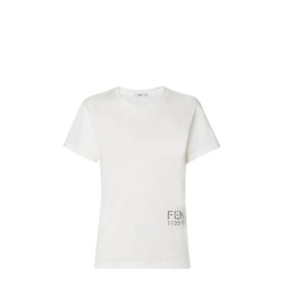 FENDI Tシャツ ホワイト ハートロゴ FS6383B19QF0QM0_01