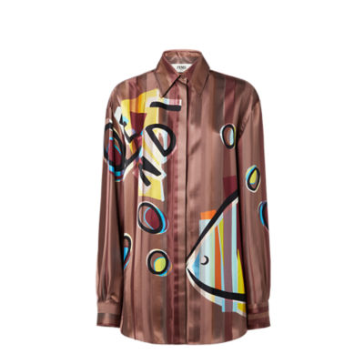 Shirt - Brown | FENDI US