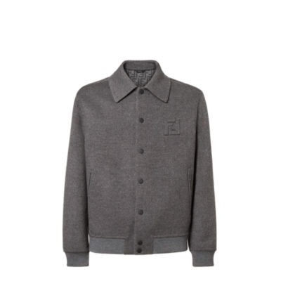 FENDI フェンディ　リバーシブル　ショートコート　グレー　40 FW1413AVIXF1M2T_01