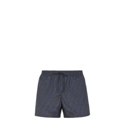 Swim Shorts Technical fabric Blue Fendi