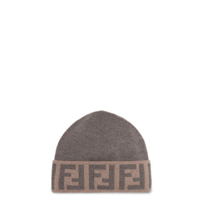 8,448円FENDI　ニット帽　ビーニー　ボーダー　aq9425