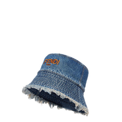 FENDI: denim hat - Denim  Fendi hat FXQ801AN9H online at