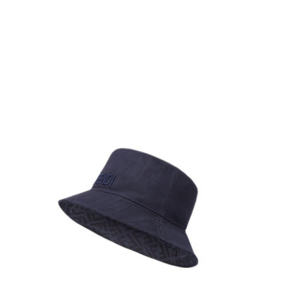 FENDI デニムバケットハット フリンジ付き FXQ977AVGLF0RU7_01