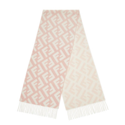 FF Scarf Wool Burgundy | Fendi