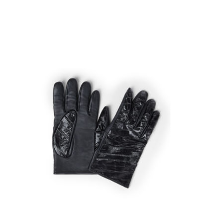 FENDI カシミヤ手袋 ブラック Gloves Precious skin Black | Fendi