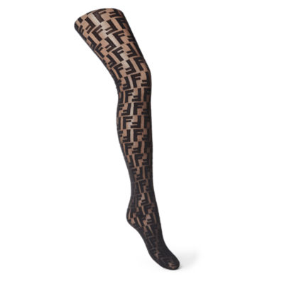 Pantyhose Fabric Black Fendi