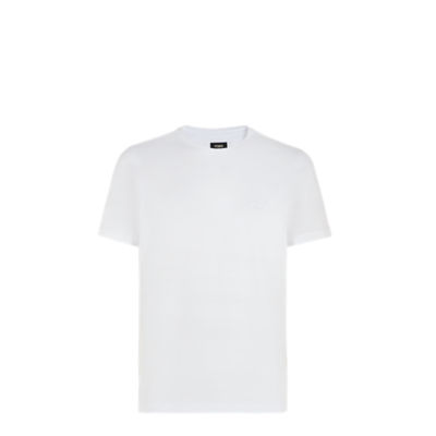 袖丈半袖FENDI（フェンディ）12A Tシャツ ホワイト